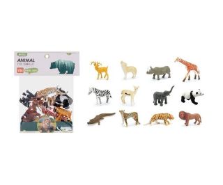 Obrázek z Zvířátka figurky divoká zvěř 12 ks set 10 cm 